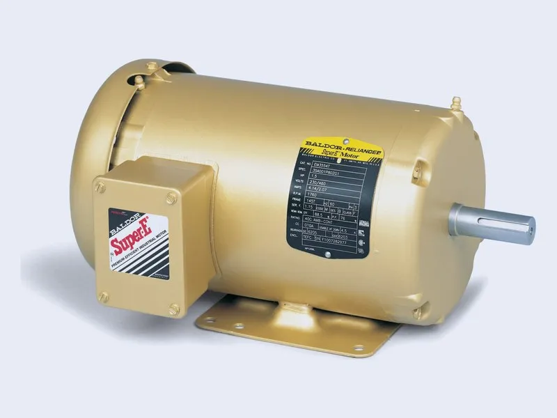 Baldor foot-mounted three-phase industrial motor