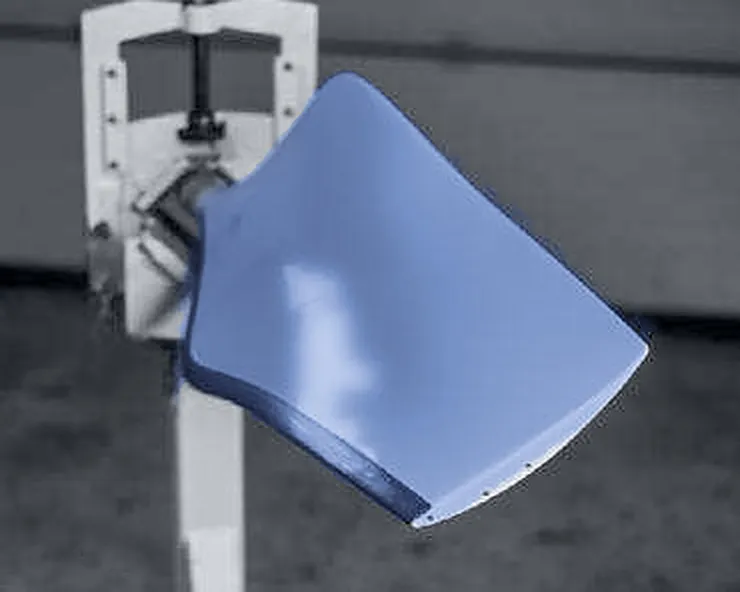 FRP fan blade, profile (7), close-up